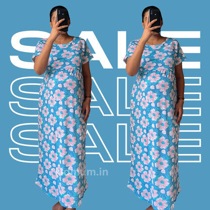 Kidmum Maternity Feeding Loungewear BlueLoom