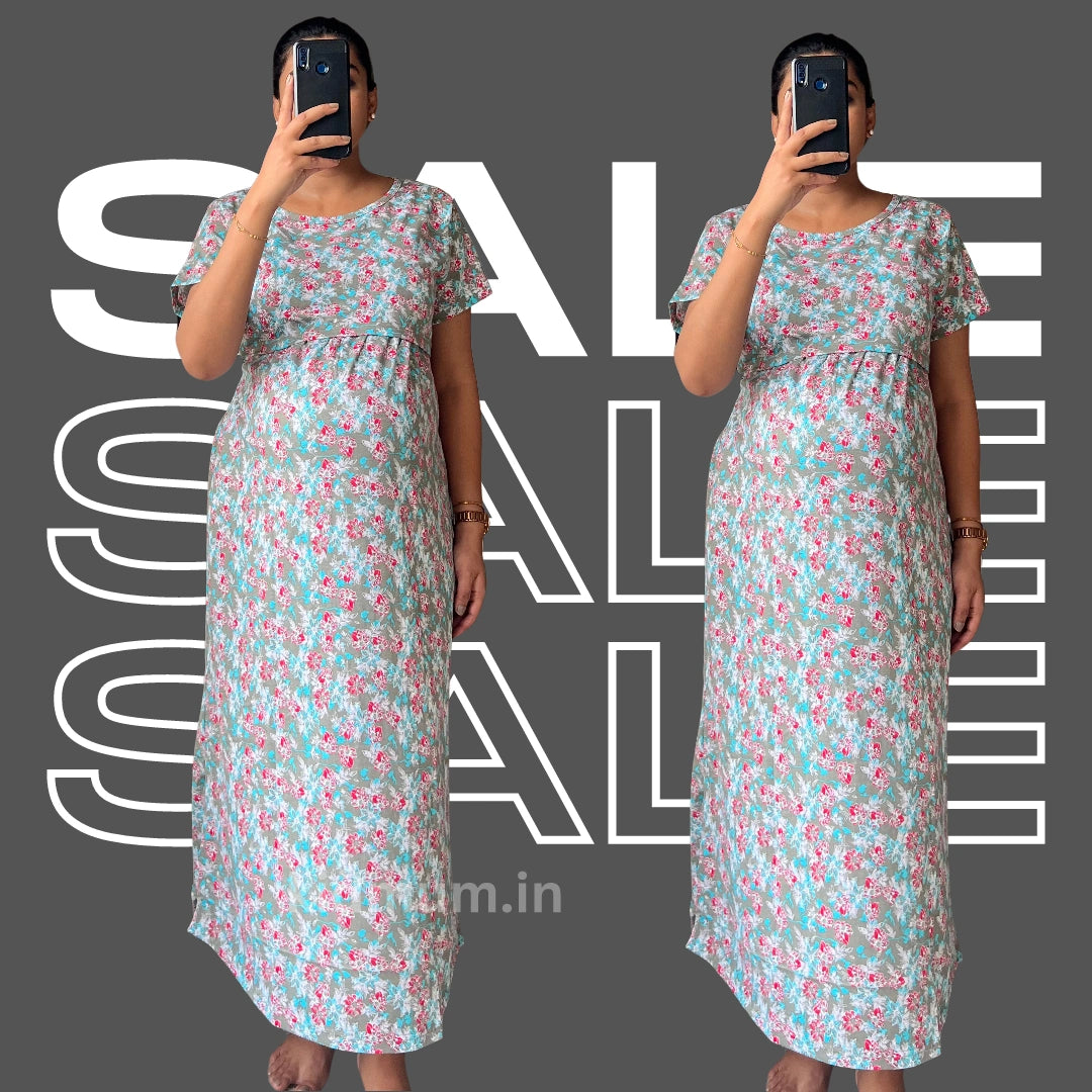 Kidmum Maternity Feeding Loungewear Basil