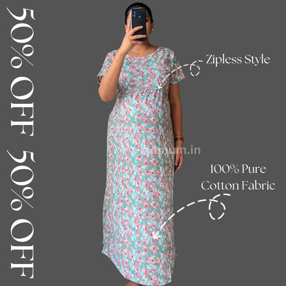 Kidmum Maternity Feeding Loungewear Basil